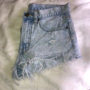 BDG denim shorts